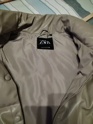 Chaleco Zara Beige Nuevo