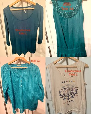 Lote 16 camisetas de mujer