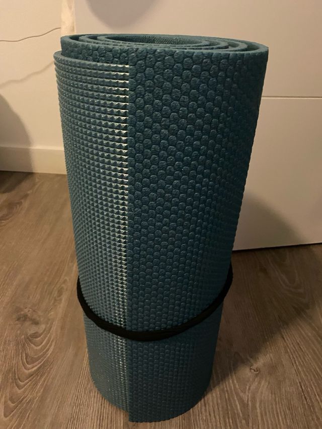 Esterilla Fitness verde. 1cm grosor