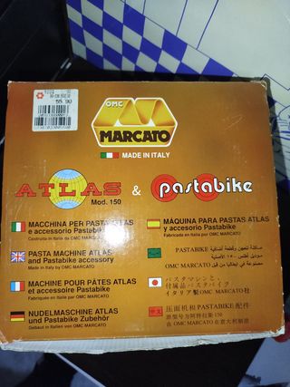 Macchina per pasta Marcato Atlas + accessorio per ravioli