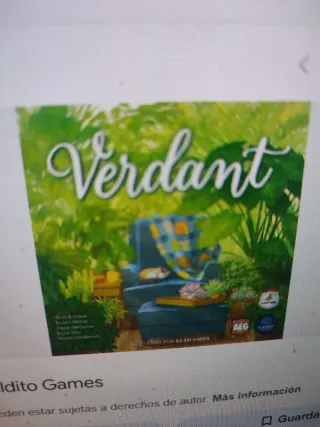 Juego de mesa Verdant