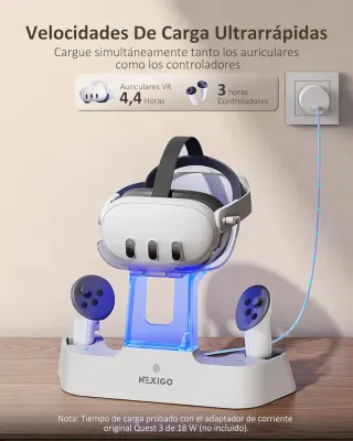 NexiGo Estación Carga Oculus Quest 3