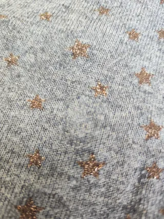Jersey entretiempo estampado estrellas