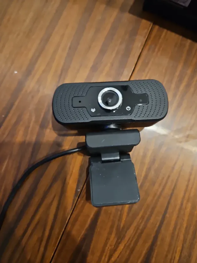 Webcam Cámara Web Negra para Ordenador