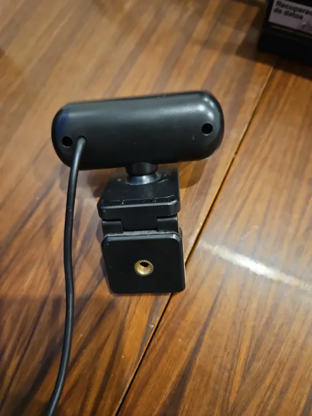 Webcam Cámara Web Negra para Ordenador