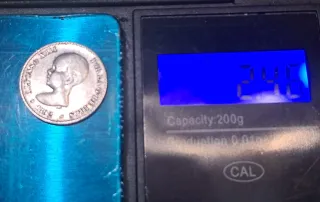 Moneda Alfonso XIII 50 Céntimos 1892 Plata