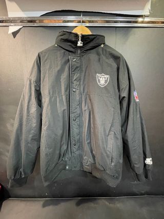 Chaqueta Starter Raiders Negra Antigua