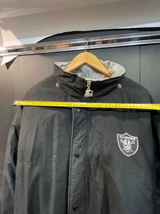 Chaqueta Starter Raiders Negra Antigua