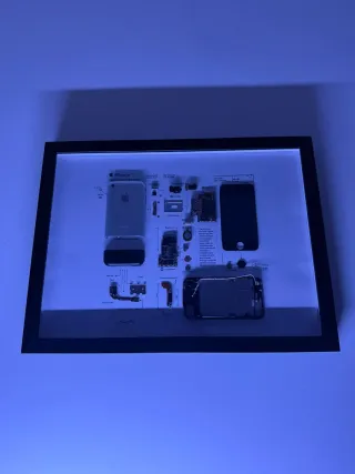 iPhone 2G 2007 ~ Quadro Artistico White