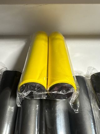 Puños Silicona MTB Negro, Amarillo y Rosa