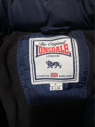 Chaqueta Lonsdale Azul Talla S/M Original UK