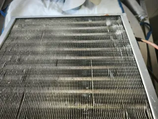 Radiador y ventilador vitrina refrigerada