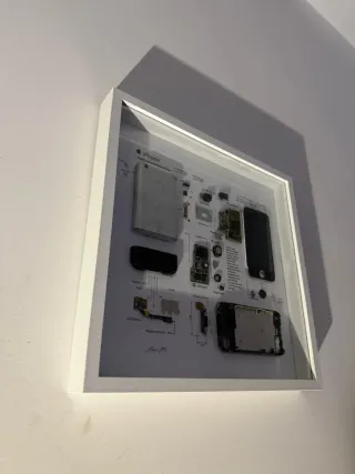 iPhone 2G 2007 ~ Quadro Artistico White