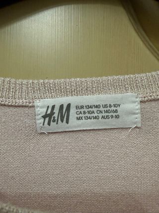 Maglioncino rosa H&M con volant
