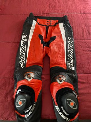 Pantaloni moto Suomy tg 46 Rossi