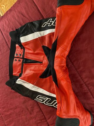 Pantaloni moto Suomy tg 46 Rossi