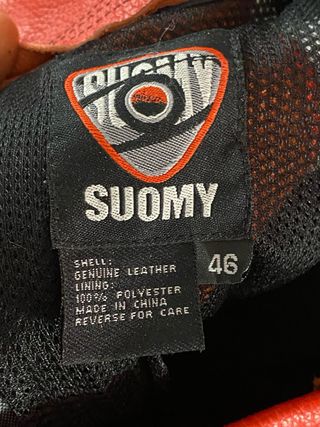 Pantaloni moto Suomy tg 46 Rossi