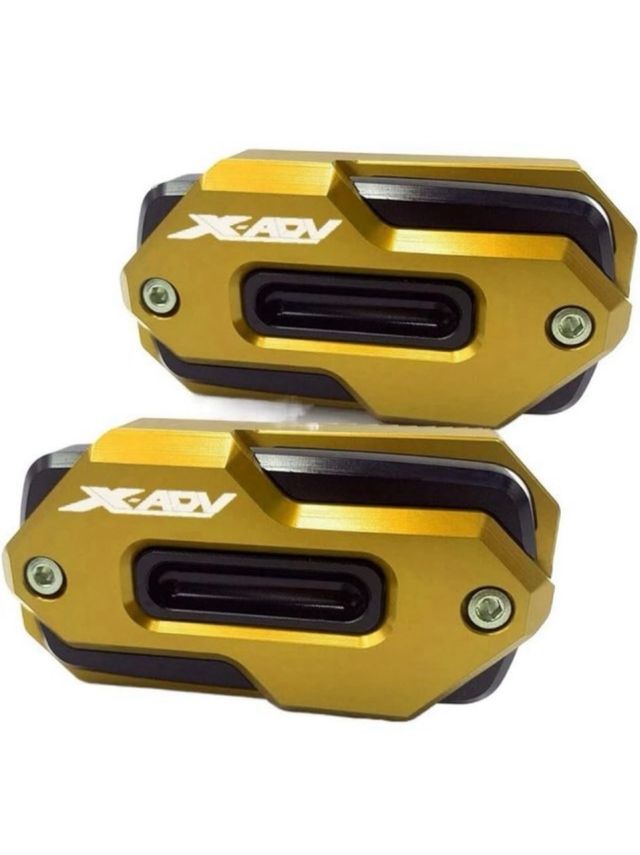 NUOVO! 2 Tapas deposito liquido freno moto Honda