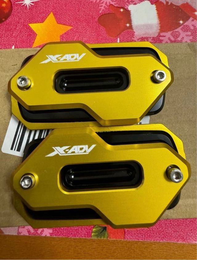 NUOVO! 2 Tapas deposito liquido freno moto Honda