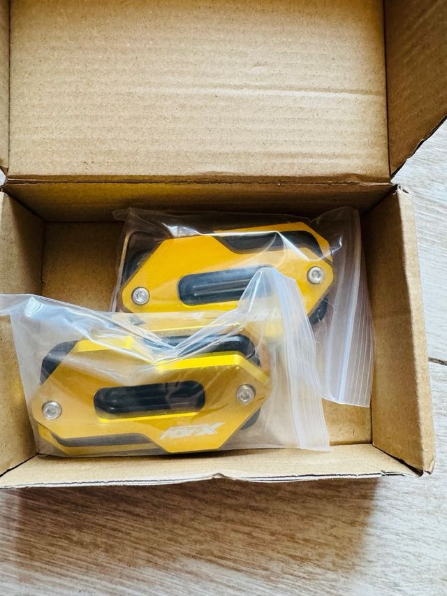 NUOVO! 2 Tapas deposito liquido freno moto Honda