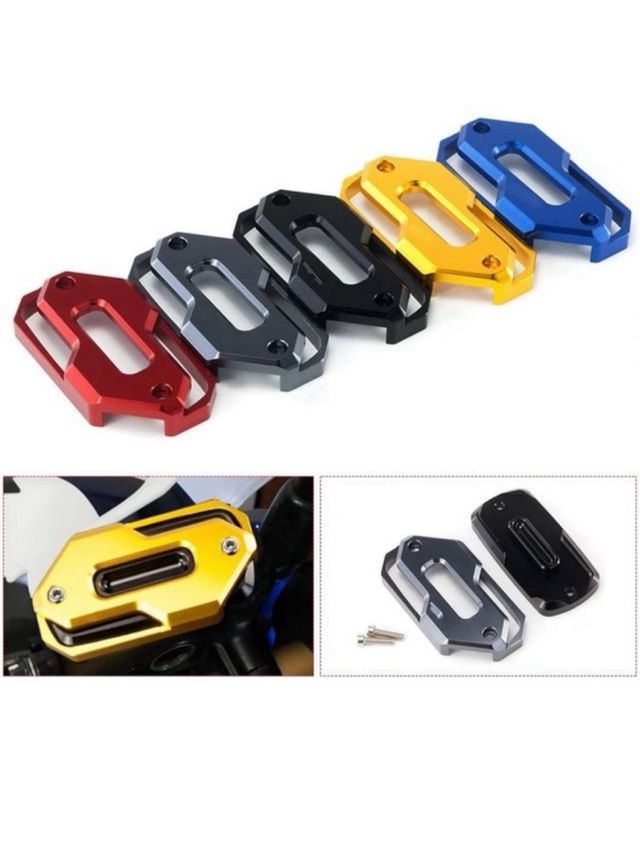 NUOVO! 2 Tapas deposito liquido freno moto Honda