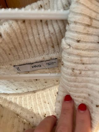 vestido largo de algodón, talla XS, puesto una vez