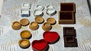 Lote 10 cajitas decoradas animales