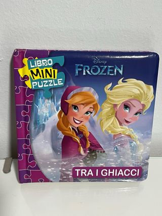 Lote Frozen : libro puzzle y puzzle.