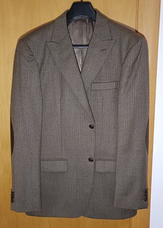 Americana sport marrón coderas Talla 52