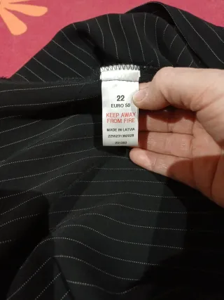 Pantalón ancho rayas