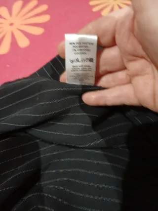 Pantalón ancho rayas