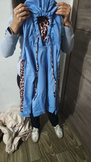 Conjunto Sudadera y Pantalón Mujer Leopardo