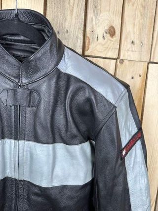 CHAQUETA T-M DE MOTO GARIBALDI NEGRA 3