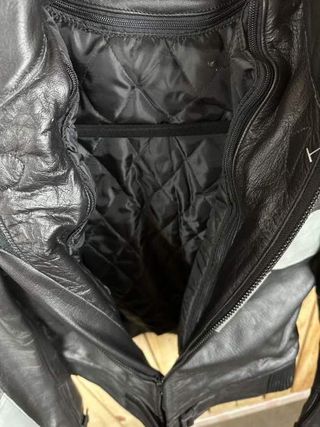 CHAQUETA T-M DE MOTO GARIBALDI NEGRA 3