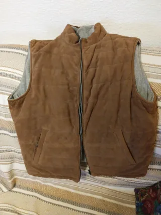 Chaleco Massimo Dutti Marrón Talla L