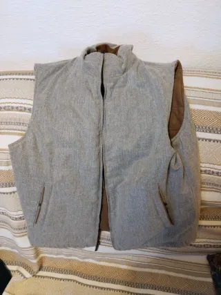 Chaleco Massimo Dutti Marrón Talla L