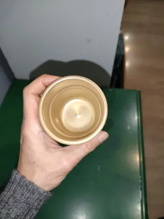 Piccolo vaso oro ceramica
