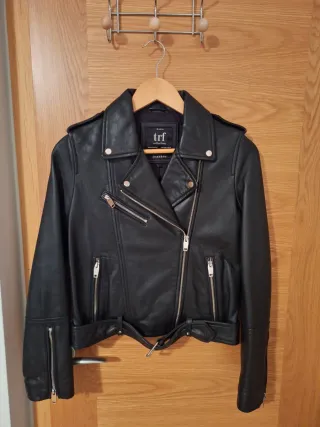 Cazadora 100% piel ovina zara