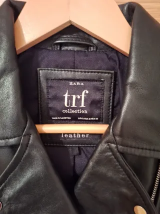 Cazadora 100% piel ovina zara