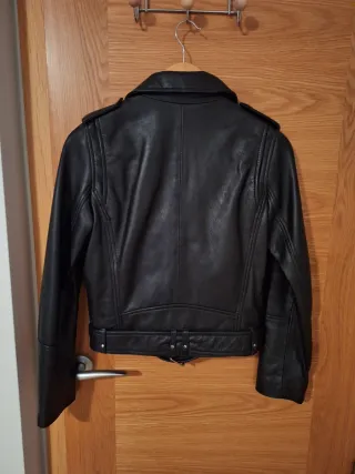 Cazadora 100% piel ovina zara