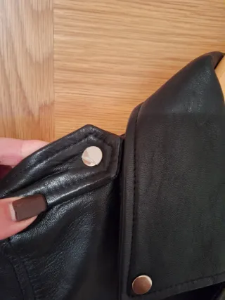 Cazadora 100% piel ovina zara