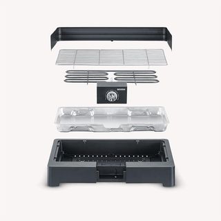 Barbacoa da tavolo Severin con griglia in acciaio inox