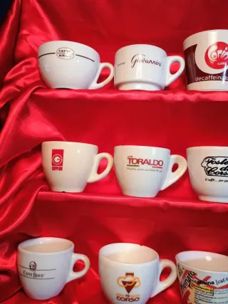 Tazzine caffè pubblicitarie