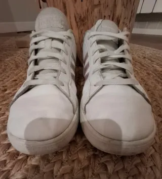 Bambas adidas piel blanca