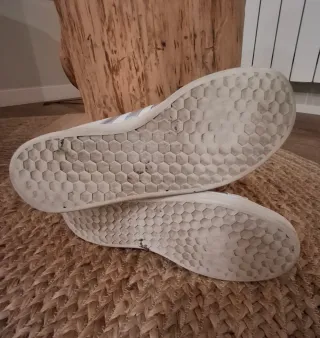 Bambas adidas piel blanca