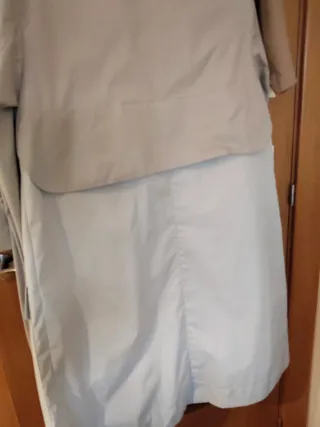 Chubasquero Bimba y Lola Beige/gris Talla S nuevo