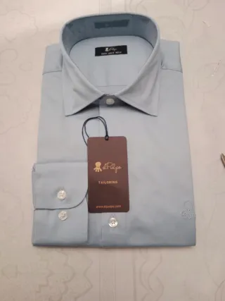 Camisa Pulpo Azul Talla M Sin Estrenar