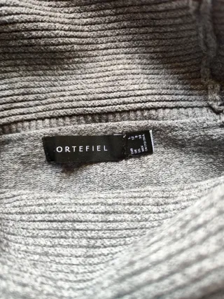 Jersey Cortefiel cuello alto gris Talla L