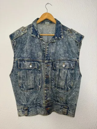 Chaqueta vaquera sin mangas