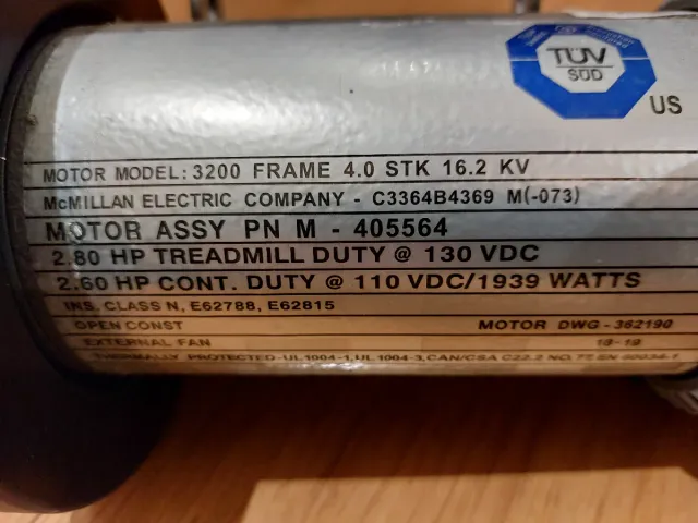 Motor Cinta de Correr Assy